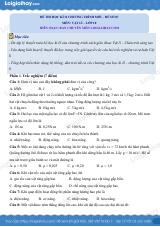 Đề thi học kì 2 Vật lí 10 Chân trời sáng tạo - Đề số 7